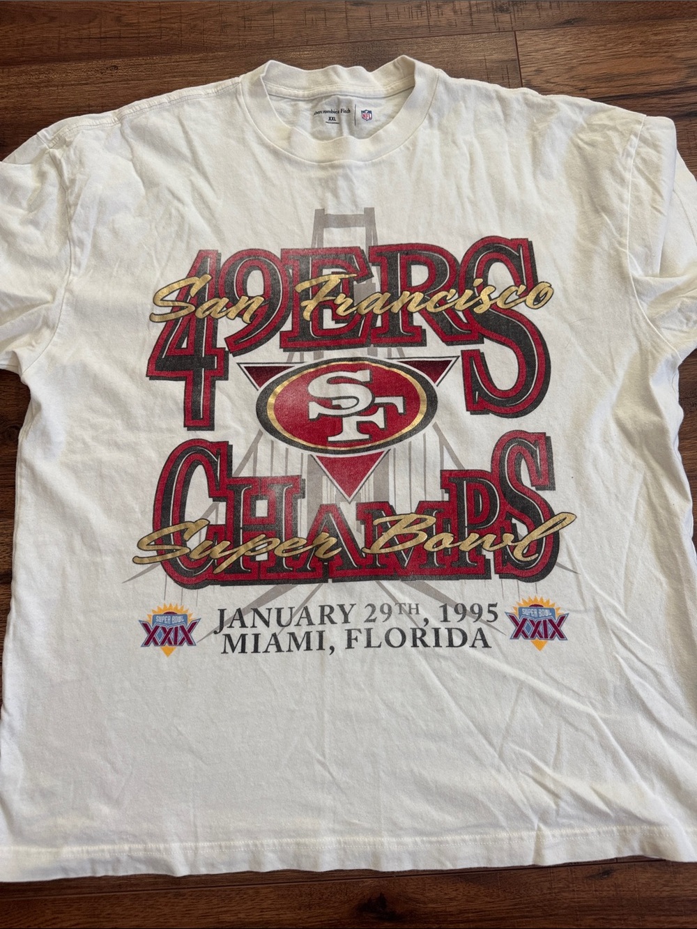 Men’s San Francisco 49ers Abercrombie & Fitch Graphic T-Shirt sz: XXL